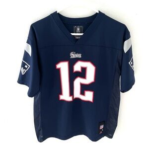 NFL New England Patriots Tom Brady Football Jersey, Size: Youth Large